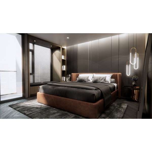 Thiết kế không gian phòng ngủ hiện đại 15m2